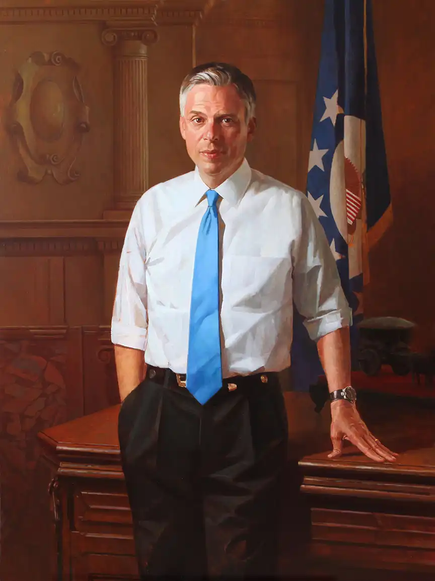 portrait of governor huntsman