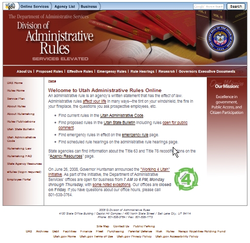 Featured image for “Rules’ New Web Site”